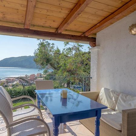 Villa Theodora View Apartments Polimnia Agios Georgios Pagon Bagian luar foto